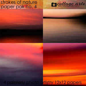 Strokes of Nature 4 Paper Pak